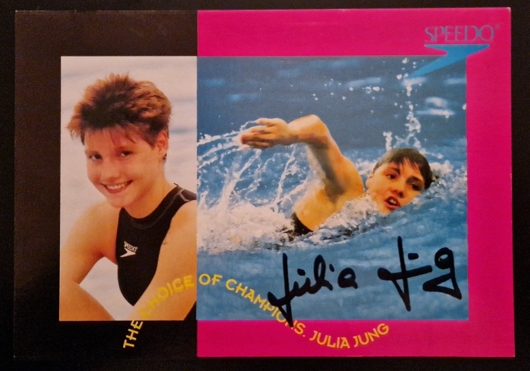 Autographes: Julia Jung - Schwimmen - – D'occasion à Menziken par Autogramme