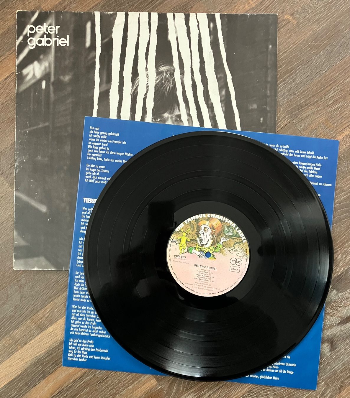 Dischi in vinile: PETER GABRIEL - PETER GABRIEL 1978 – Usato da steffisburg venduto da Dstauffer 3