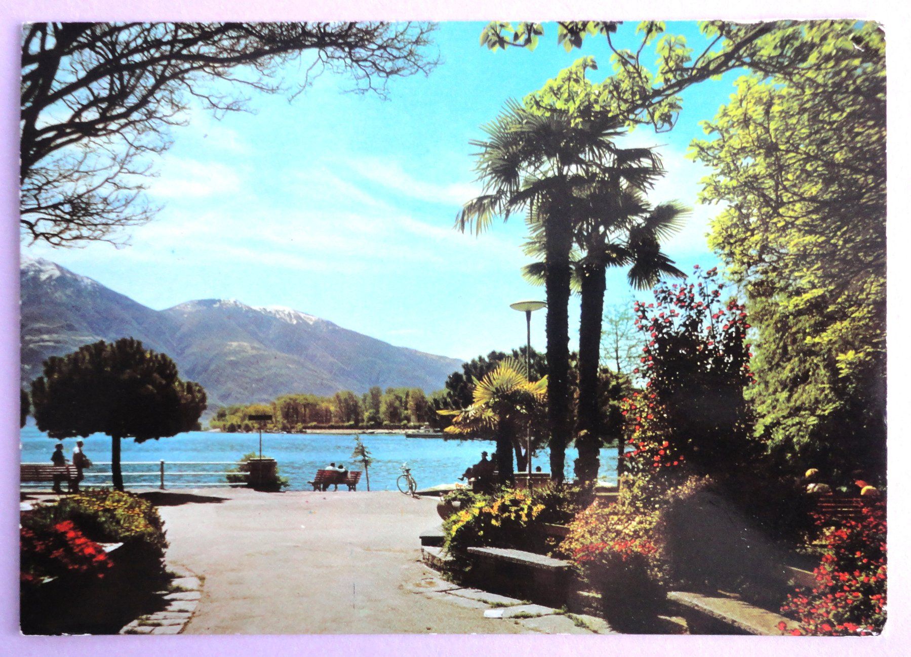 Cartoline postali: Locarno - Giardini in primavera – Usato da Fétigny venduto da Billy2miny
