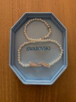 Swarovski Nice Necklace - Pearls & Crystal Feathers