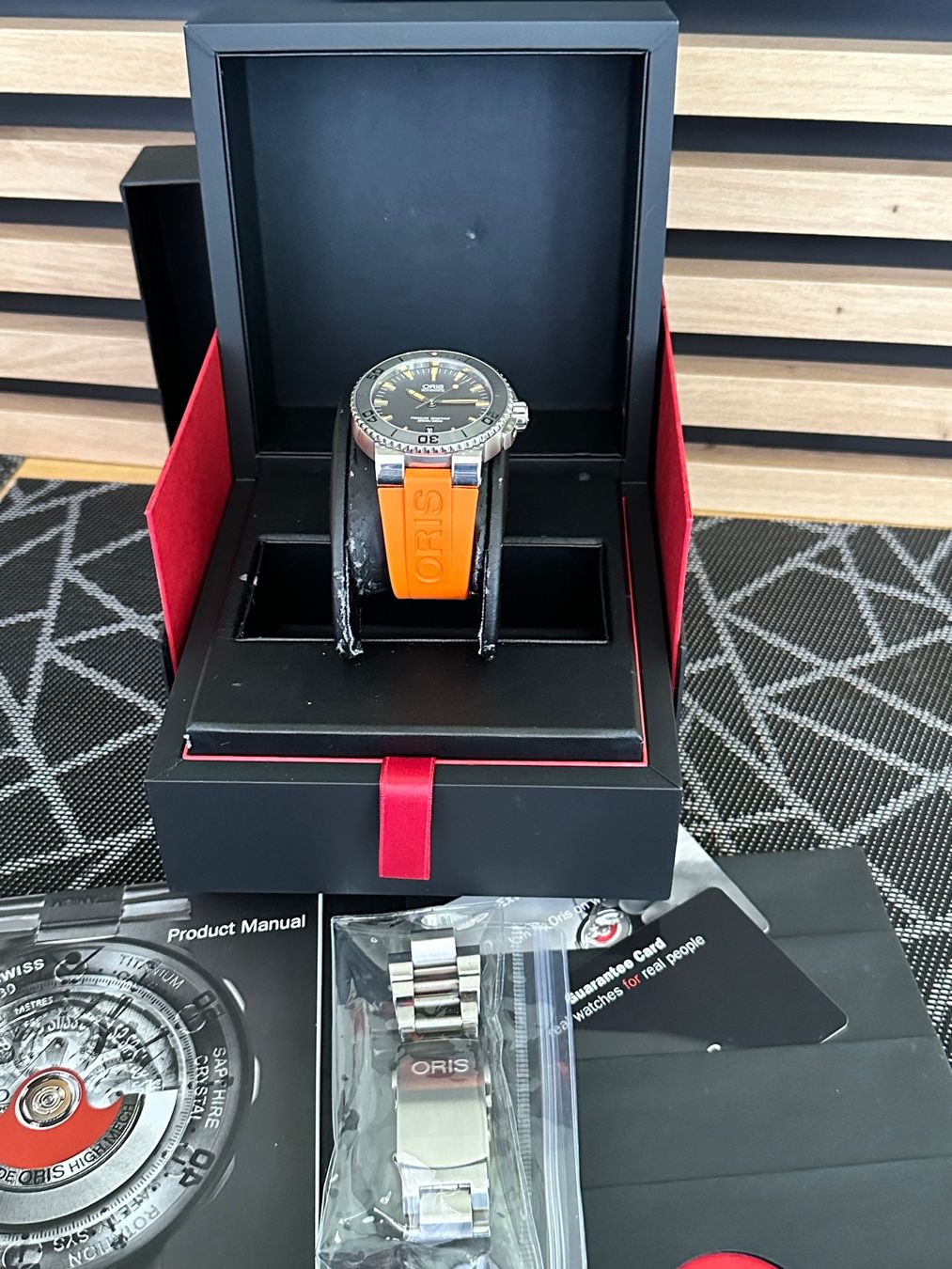 Oris Uhren: Oris Aquis Date 43mm Automatic- Full Set – Gebraucht aus Dielsdorf von HubertE2 7