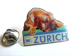 • Zürich Versicherung Boxer Hund chien  +Versand  Pin M12.19