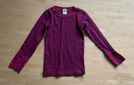 Langarmshirt Lila Gr. 110/116 - perfekt für den Herbst!