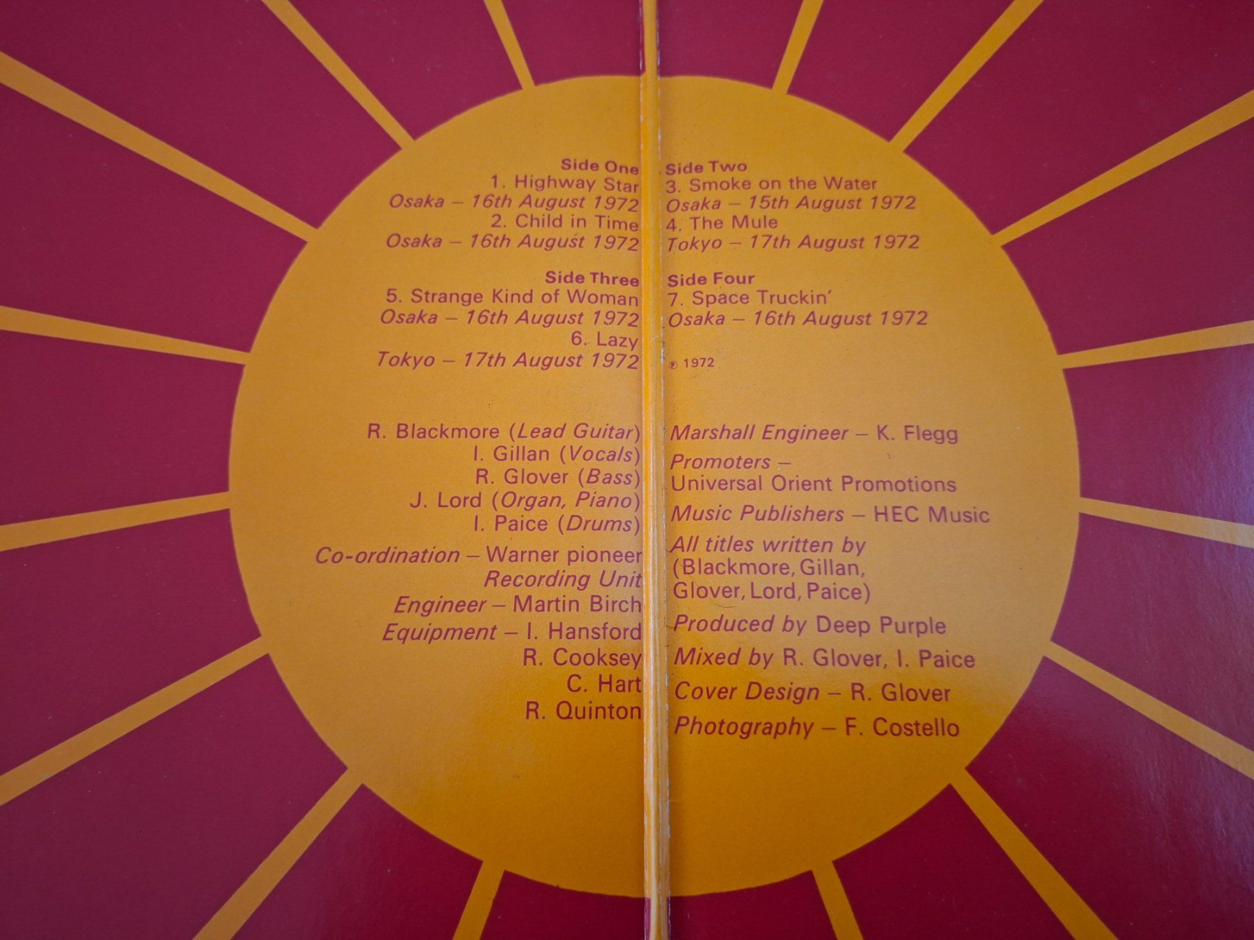Dischi in vinile: Deep Purple, Made in Japan, live, Doppel-LP – Usato da Merenschwand venduto da lea61 2