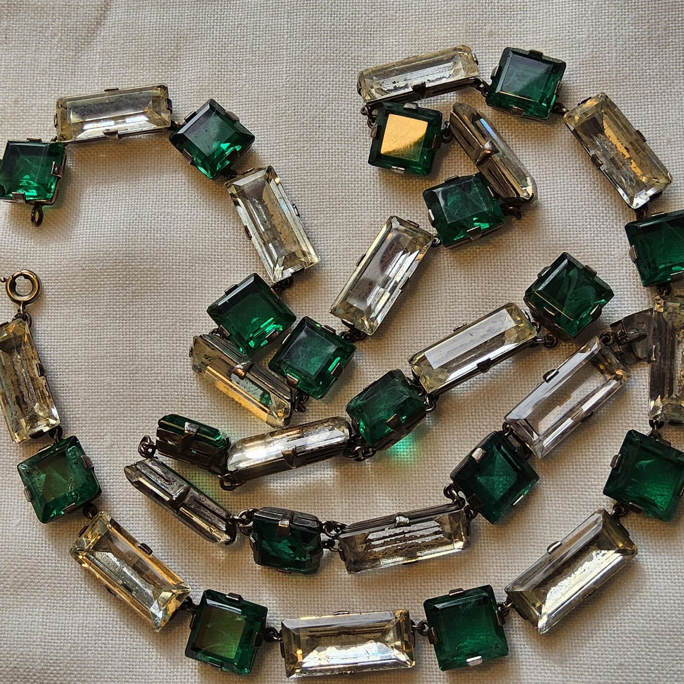 Altri gioielli: Art Déco Collier und Armband, ca 1910, Strass – Usato da Zürich venduto da helsan 1