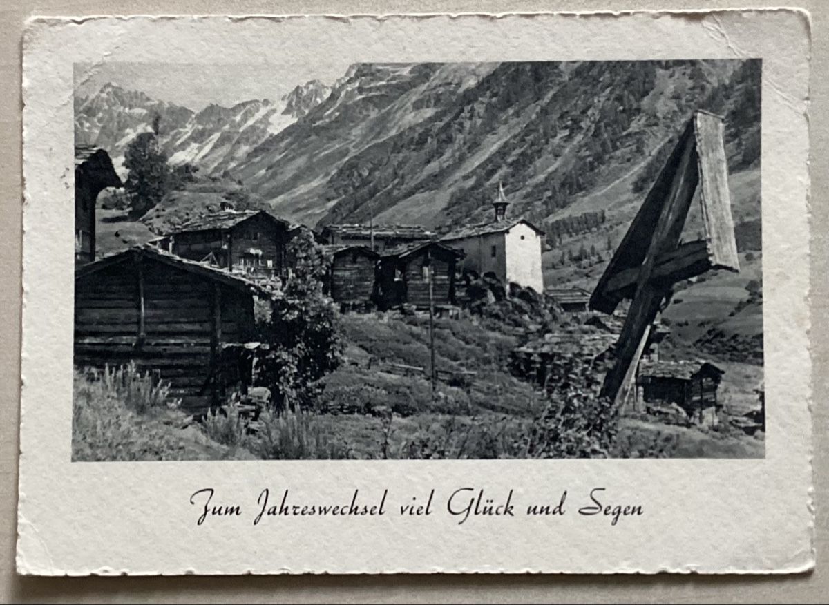 Cartoline postali: Lötschental, Eisten vor 1938 – Usato da Reinach BL venduto da Linda013