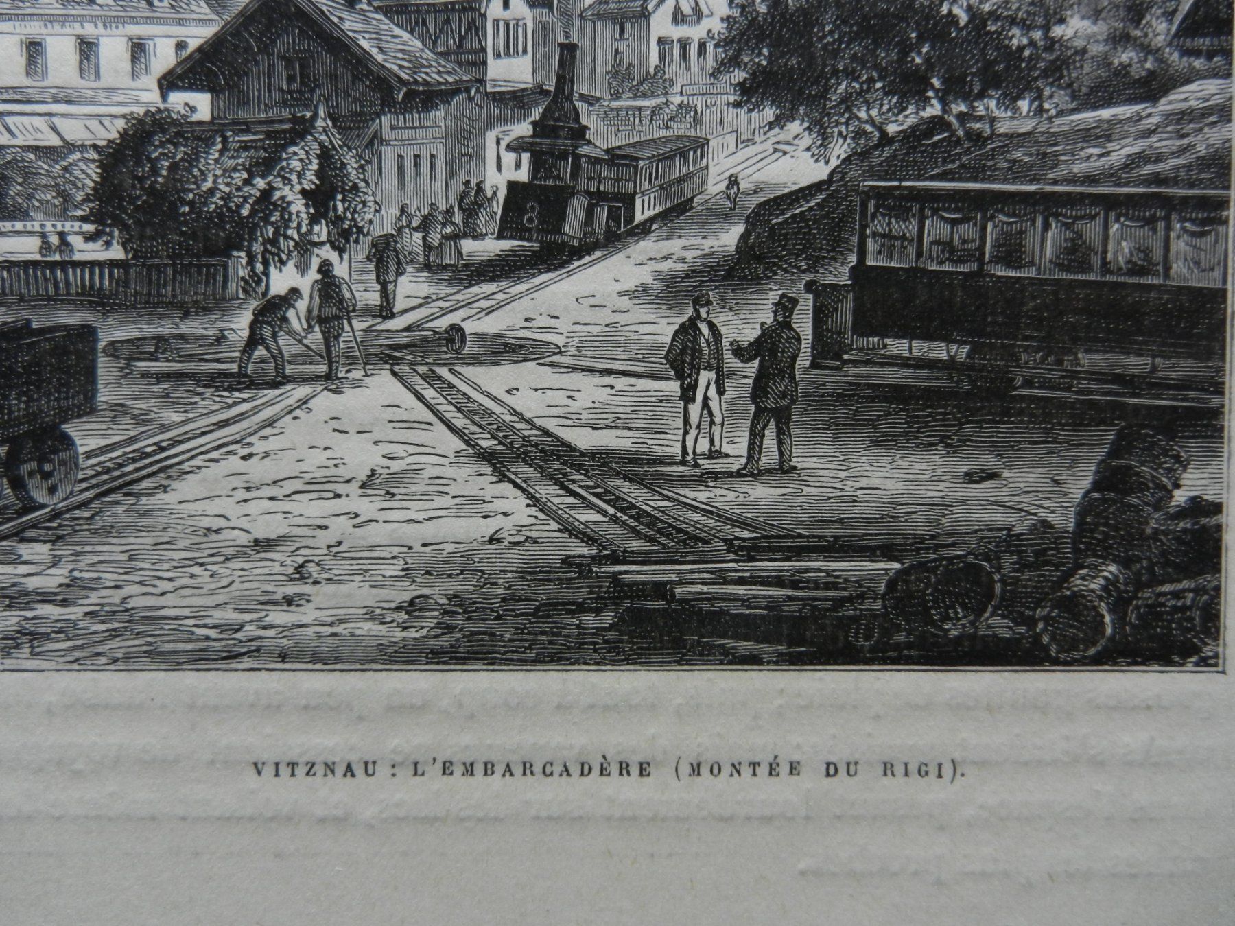 Gravures: Vitznau Talstation Rigibahn – D'occasion à Risch par Rischli15 3