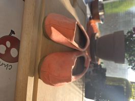 Ballerines H&M en daim corail, taille 38