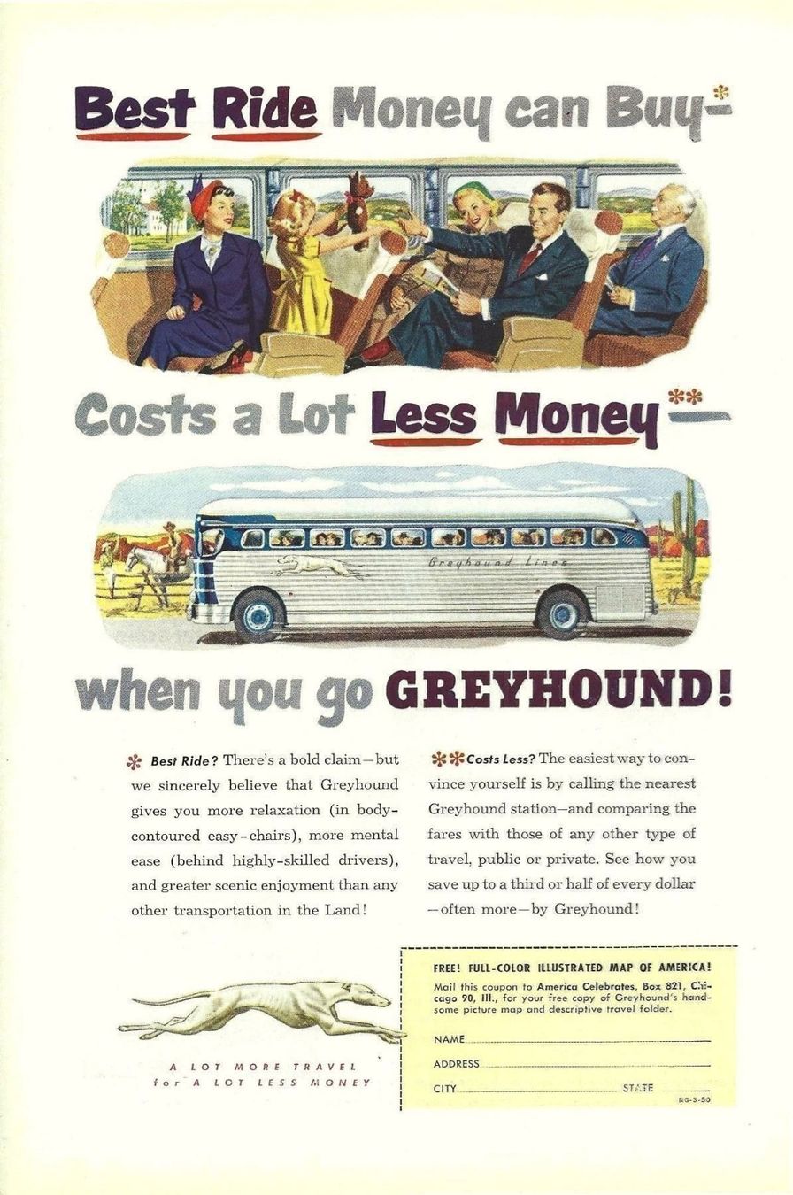 Foto & Immagini: Greyhound / Capehart, Original-Reklameblatt 1950 – Usato da zürich venduto da parts5060