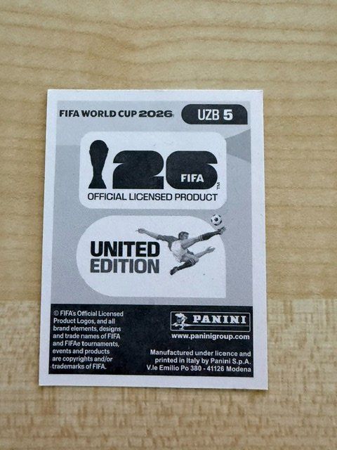 Panini Carte collezionabili: FIFA WM 2026 Panini UZB 5 – Nuovo (secondo la descrizione) da Egg b. Zürich venduto da pie_9jrw 1