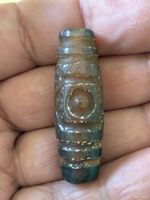 Tibet Népal Himalaya agate dzi amulette protection