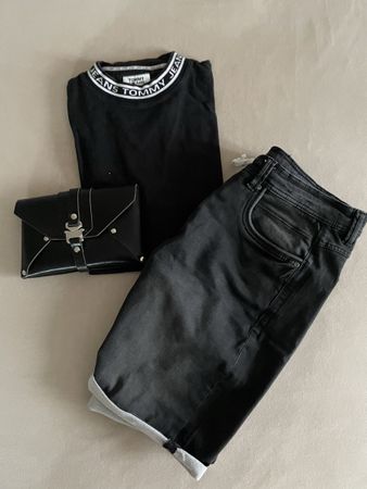 Short en jean noir homme, taille L - Look estival 😎