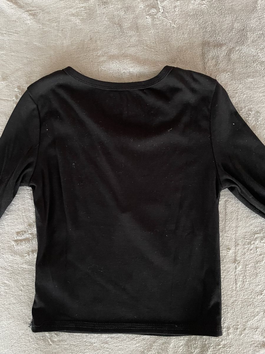 Pullover & Sweatshirts: Schwarzes Langarmshirt, Gr. XS – Gebraucht aus Stein AG von t050525 4