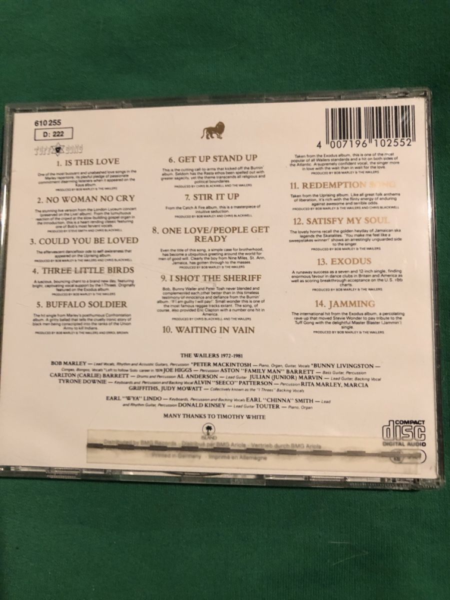 CD: Bob Marley & The Wailers - Legend CD – Usato da Flaach venduto da rubo7 1