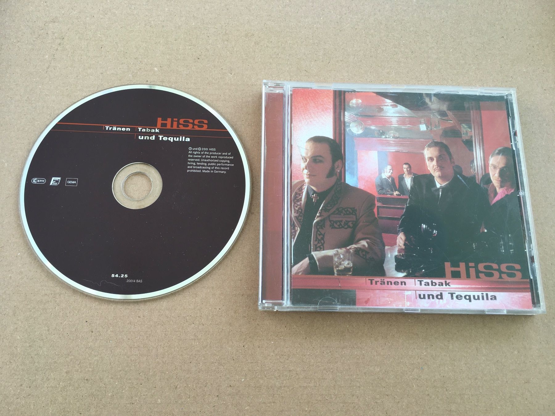CD: Hiss - Tränen Tabak und Tequila -CD- – Usato da St.Gallen venduto da MedienJoe