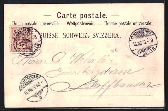 Cartes postales: Litho Walzenhausen, Ortsansicht mit Bode – D'occasion à Berlin par bartko-reher 1