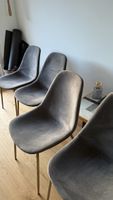4 graue bequeme Stühle von Livique