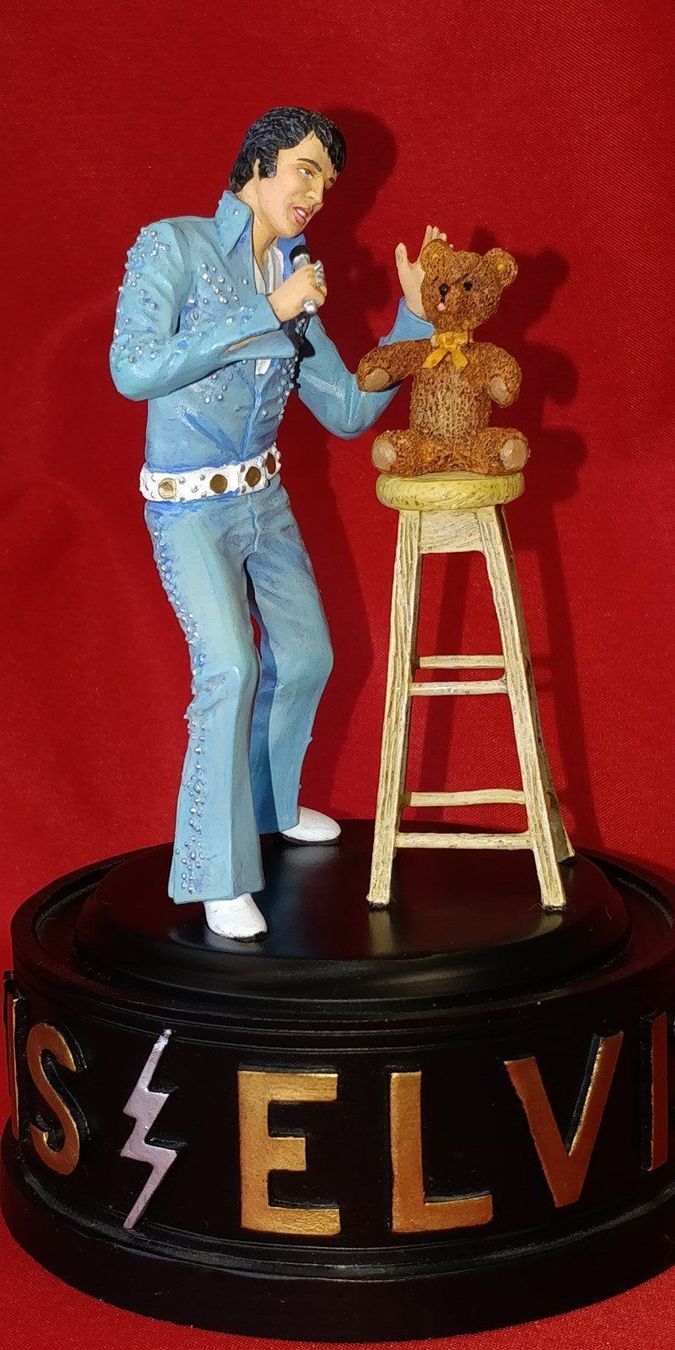 Statuette: ELVIS PRESLEY "TEDDY BEAR"  Figur (1999 EPE) – Nuovo (secondo la descrizione) da Baar venduto da STIFANI-SHOP 7