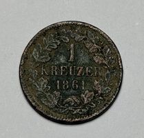Pièce 1 Kreuzer 1861 Autriche Empire. 4.41g