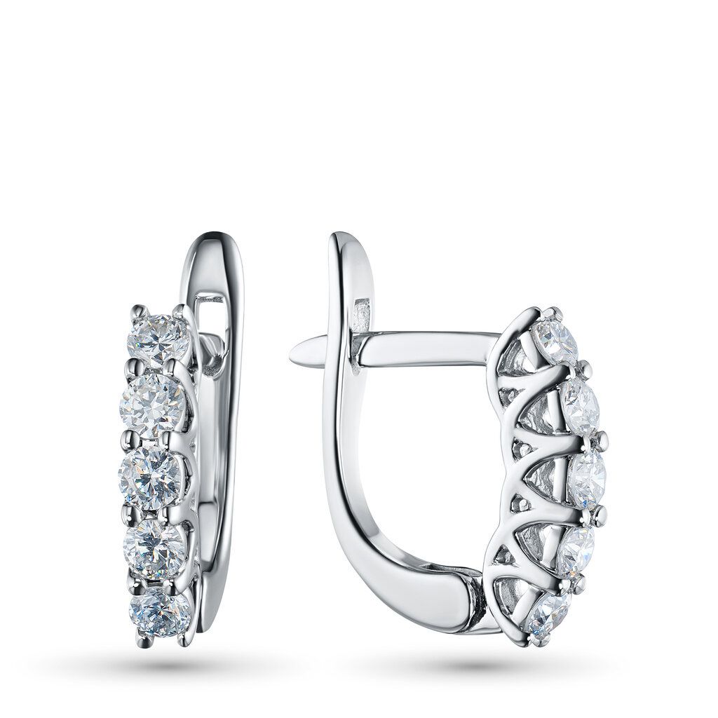 Ohrringe & -stecker: 14k White Gold Earrings with 0.62 cts Diamonds – Gebraucht aus Nyon von My_wardrobe