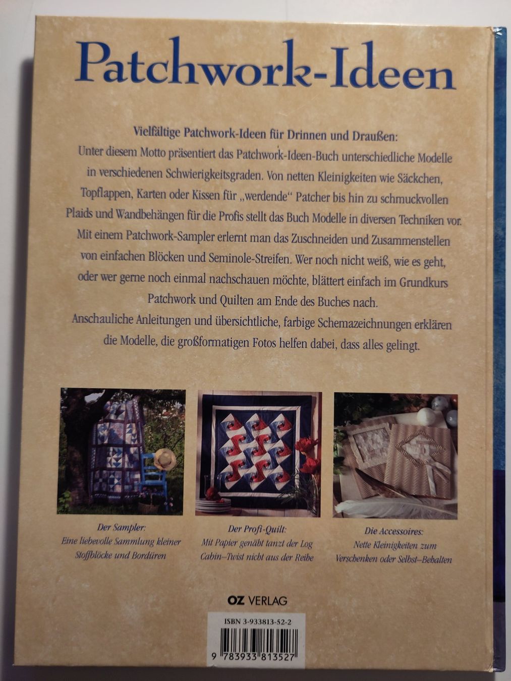 Bücher: Patchwork Ideen – Gebraucht aus Bülach von Tiefschlaflos 1