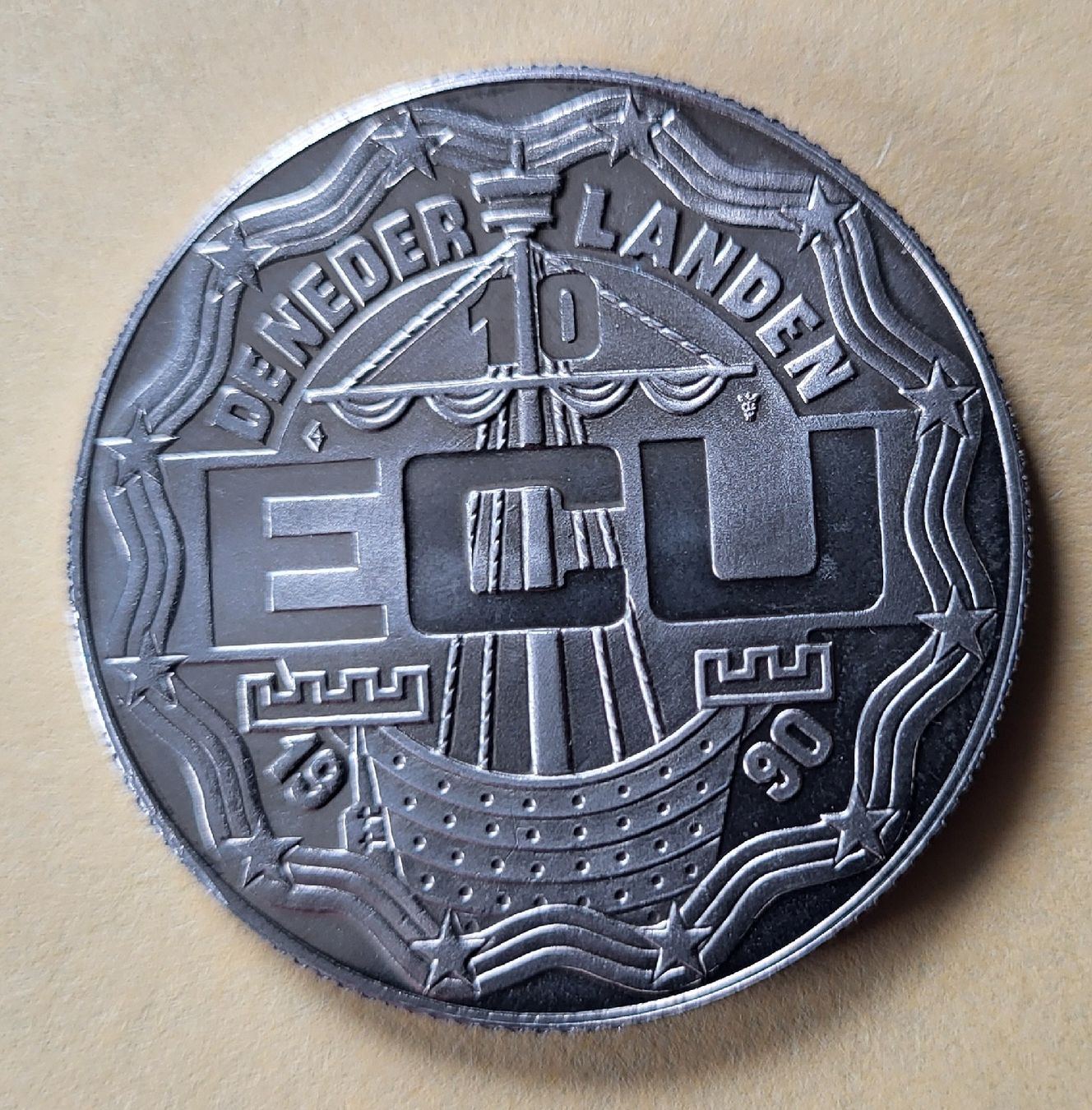 Tutti le monete: 10 Ecu de Nederlanden 1990 – Usato da Andwil SG venduto da 3264walter 1