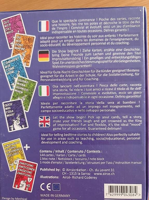 Giochi: Le Roi de l'impro, jeu de cartes – Usato da Chavornay venduto da er_yy7k 2