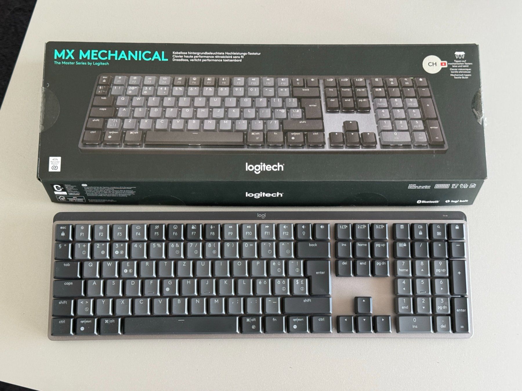 Logitech Tastaturen: Logitech MX Mechanical | CH-Layout – Gebraucht aus Chur von eurostile