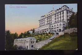 AK Luzern, Hotel Montana 1913