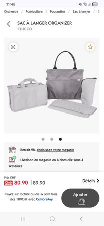 Sac à langer Chicco Organizer