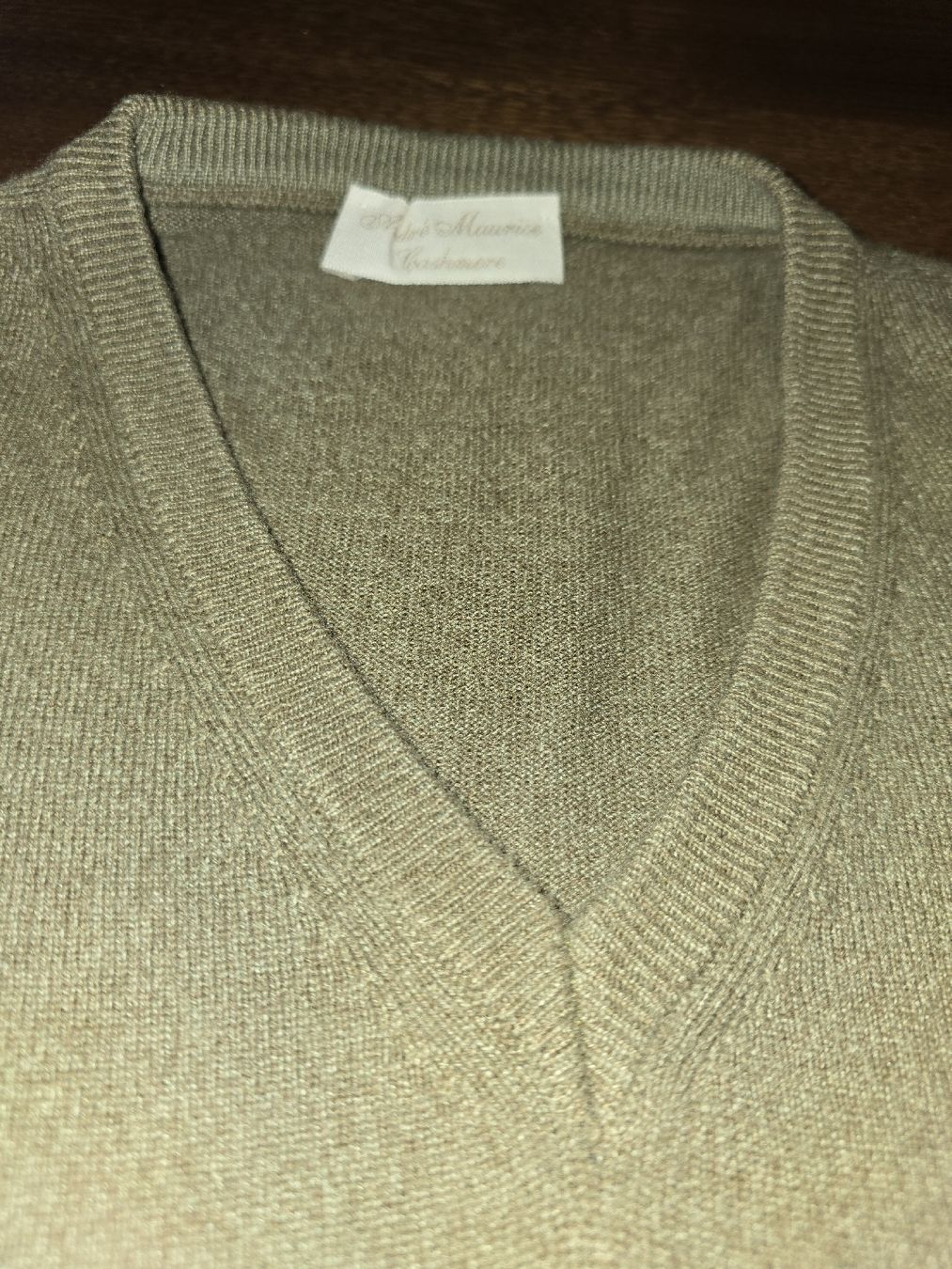 Maglioni & Felpe: Pullover uomo Andrè Maurice cashemere verde oliva – Nuovo (secondo la descrizione) da calpiogna venduto da dadalter 4