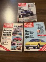 3x Auto Motor und Sport 1978 guter Zustand