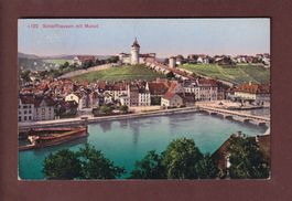 SCHAFFHAUSEN - Teil mit Munot - 1916