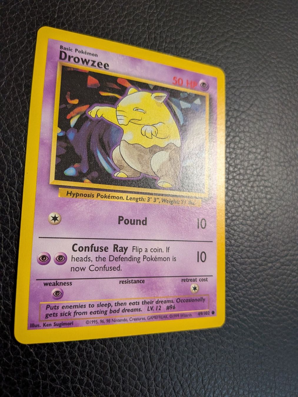 Pokémon Cartes à collectionner: Base Set Drowzee 49/102 Ab 1 – D'occasion à Paradiso par Pkmn10 1