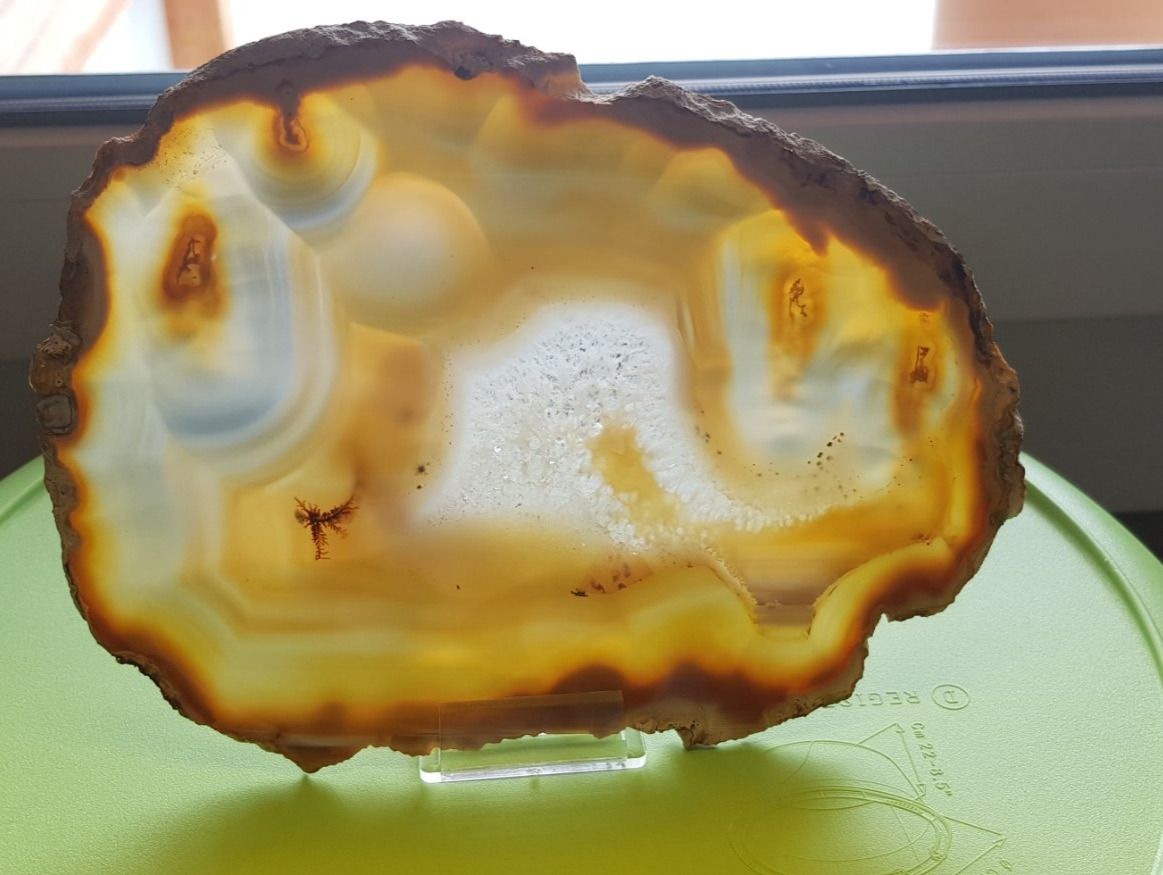 Mineralien & Heilsteine: Achatscheibe gross  Nr 4 – Neu (gemäss Beschreibung) aus Schwanden-Brienz von Testudo06 1