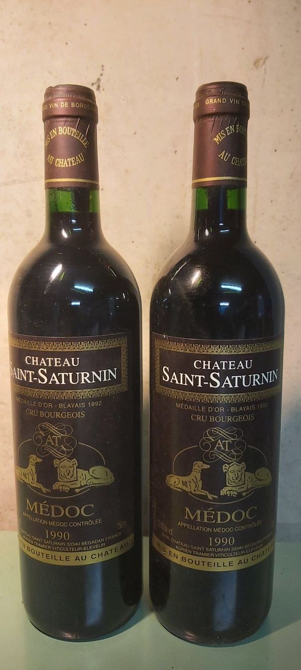 Wein: 2 Flaschen Château St. Saturnin 1990 – Neu (gemäss Beschreibung) aus Uffikon von Betterwo