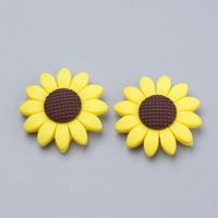 Perle Silikon Sonnenblume 40x10mm