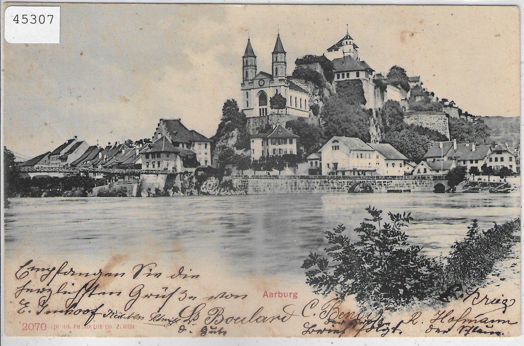 Cartoline postali: Aarburg - Generalansicht – Usato da Ettingen venduto da Kartenplanet