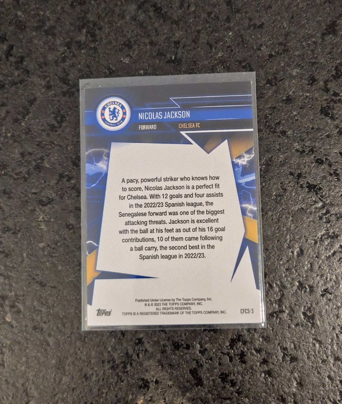 Topps Carte collezionabili: Nicolas Jackson /299 - Chelsea - Topps – Nuovo (secondo la descrizione) da Burg AG venduto da Danoe 1