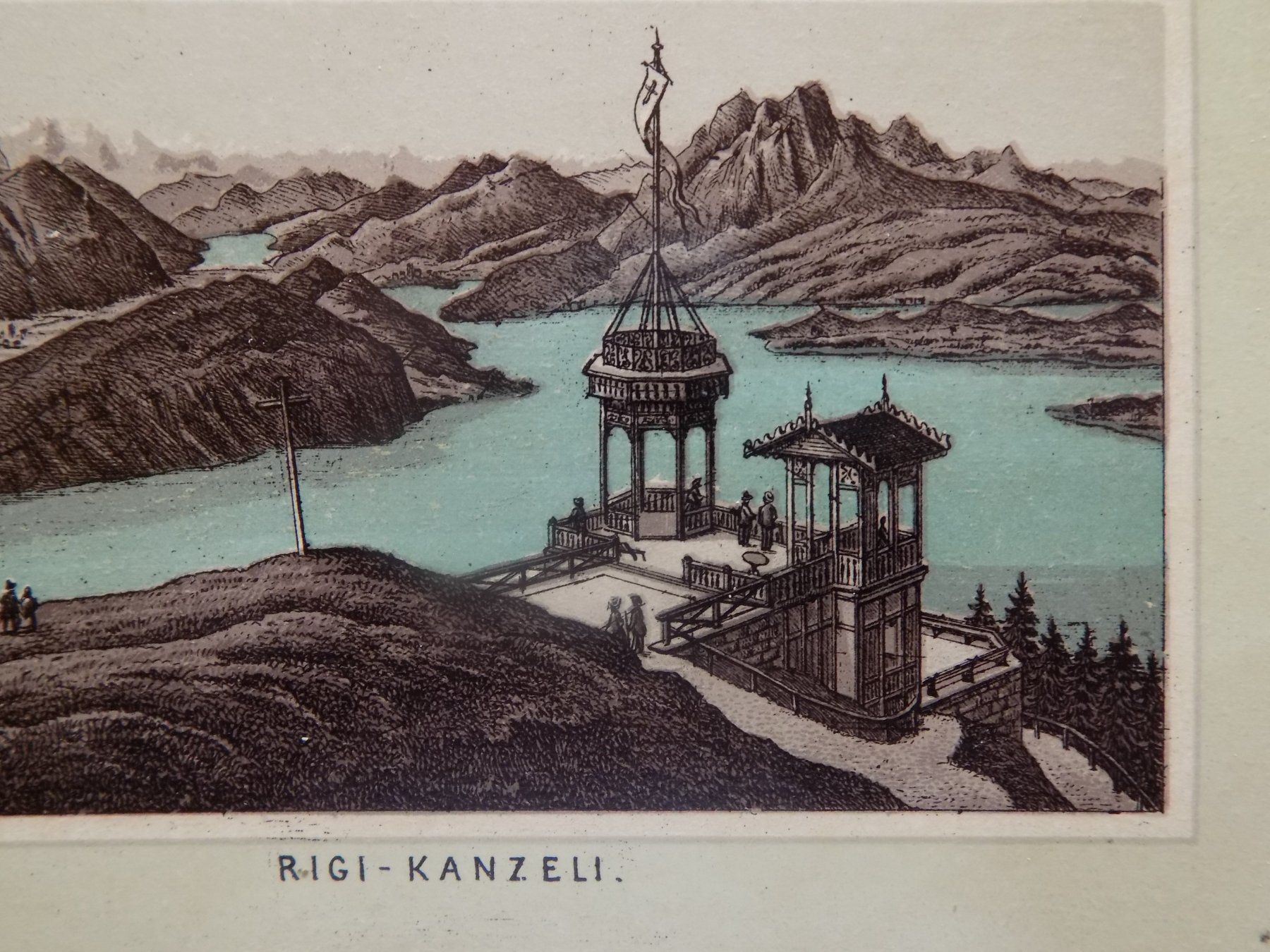 Gravures: Rigi Känzeli – D'occasion à Risch par Antikfee 1