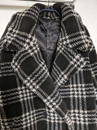 Wintermantel Teddy Fleece, Gr. 48    NEU