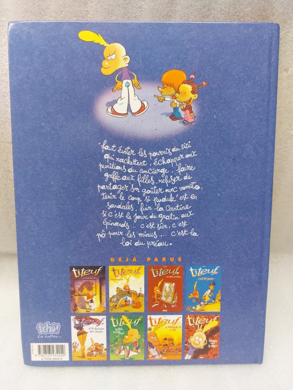 BD: TITEUF 9 - la loi du préau  - Couverture rigide – D'occasion à Pambio Noranco par Pol69 1