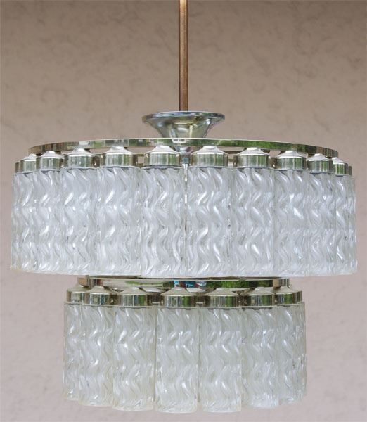 Lampadari & plafoniere: rare Vintage Design Glasleuchte – Usato da Meggen venduto da Trouvaillen 1