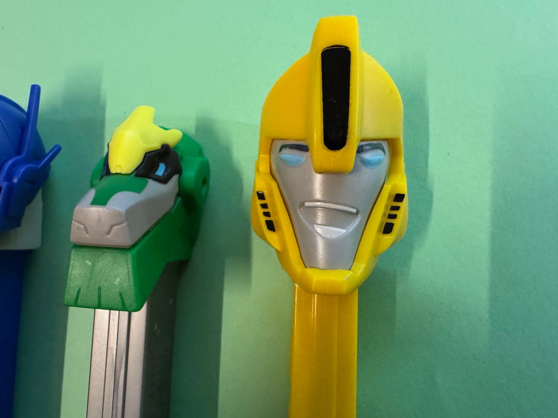 Pez Statuette: Transformers PEZ Spender Set - Optimus, Grimlock, Bumblebee – Usato da Hedingen venduto da Wowi 2