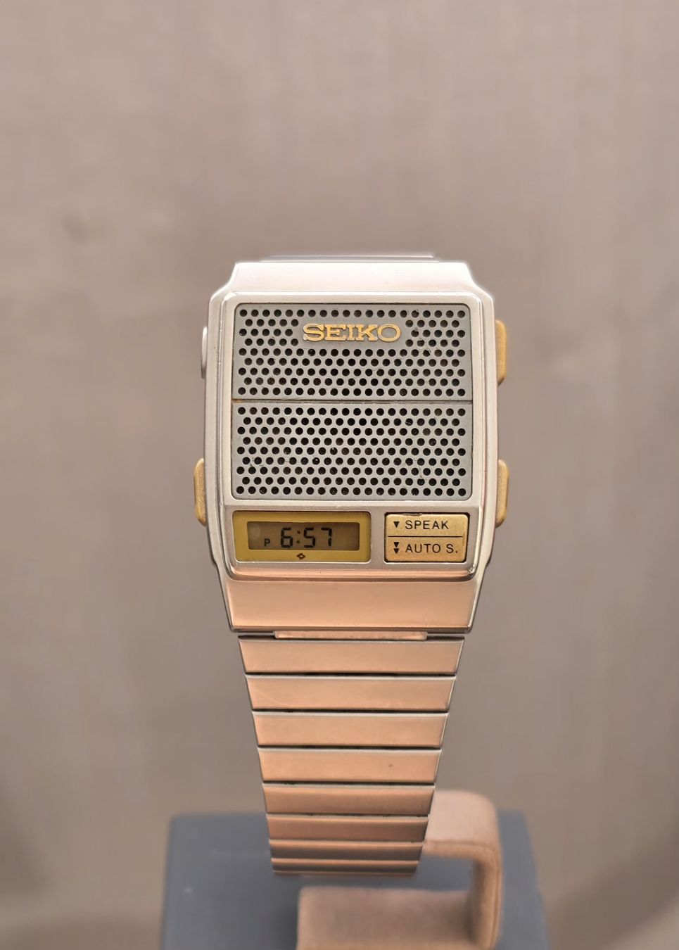 Seiko Uhren: Seiko Talking Watch EN/ES 31,3mm – Gebraucht aus Minusio von AGSuhren