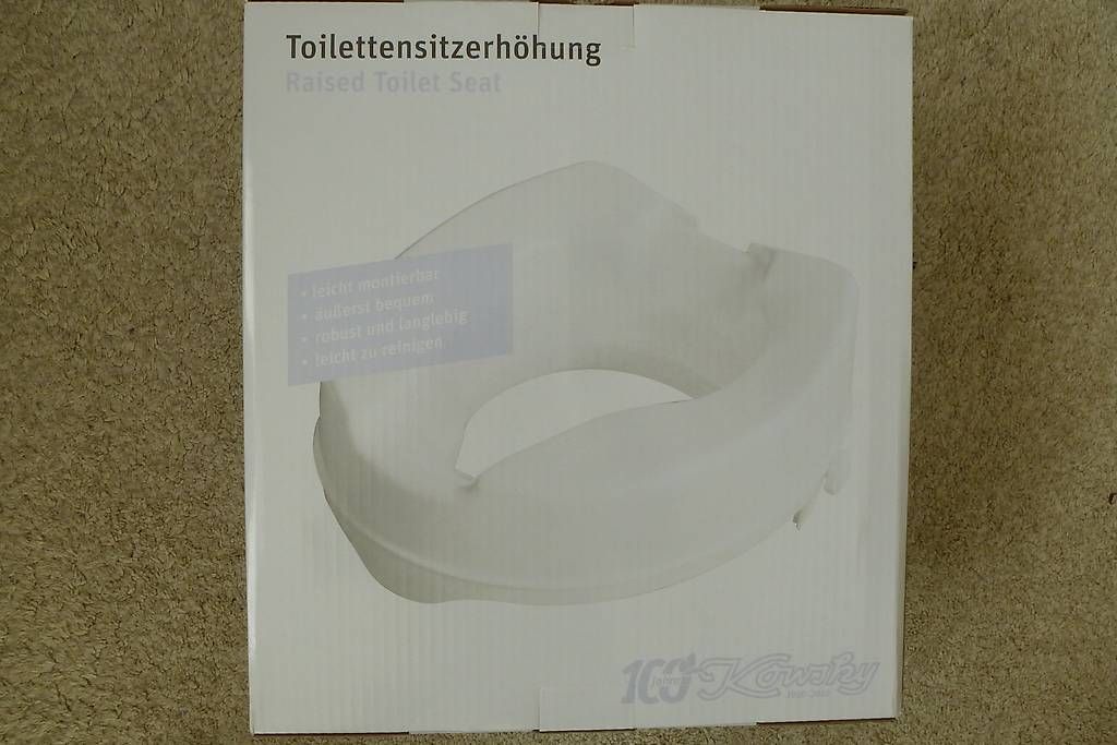 WC: Toilettensitzerhöhung Kowsky ETTE11 mit Deckel – Usato da Rudolfstetten venduto da Fotorobi