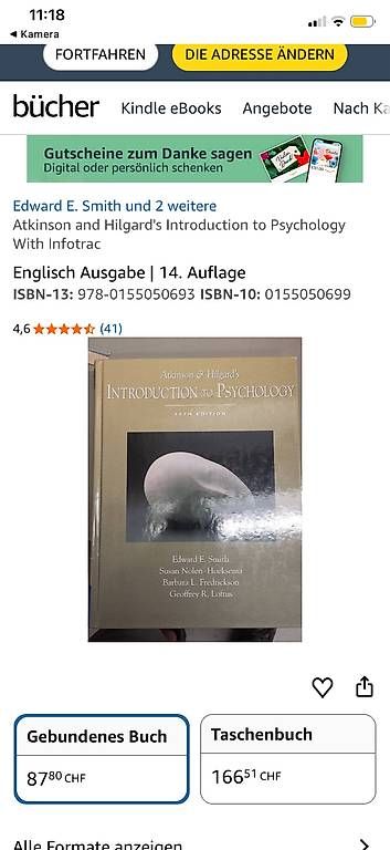 Bücher: Introduction to Psychology  – Gebraucht aus Ramlinsburg von pau_ddg6 2