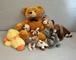 10 neue Stofftiere