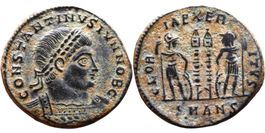 CONSTANTINE II bronze nummus (317-337 AD)