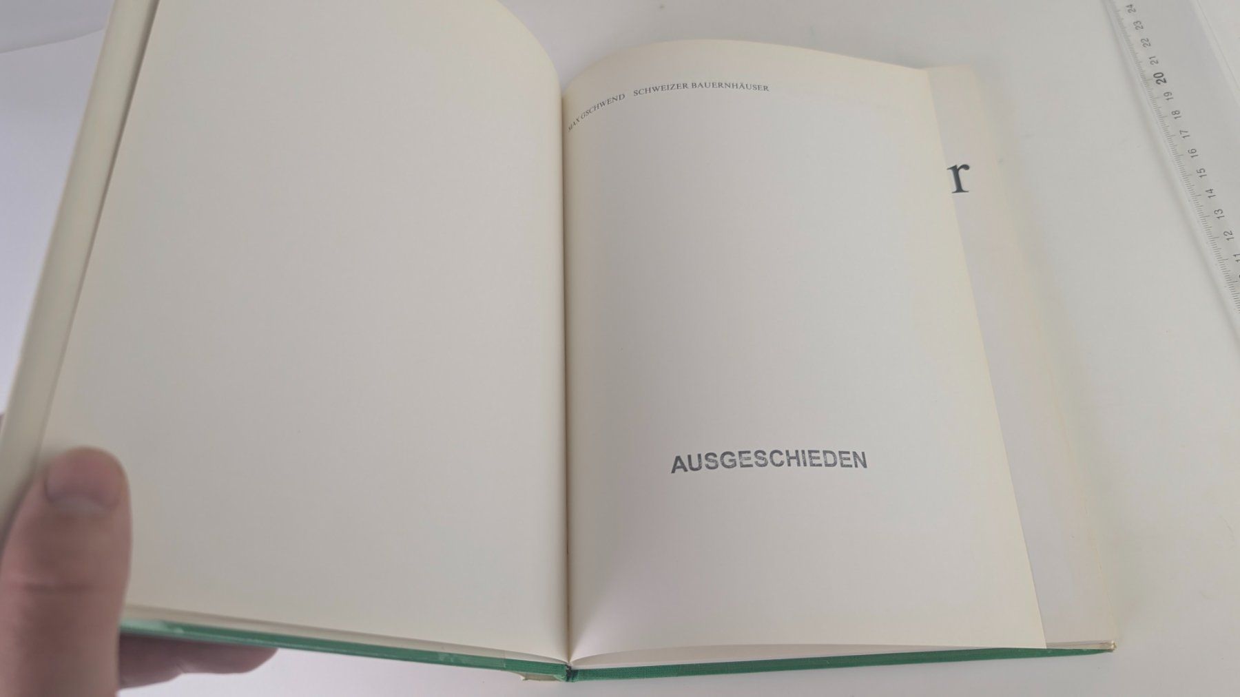 Bücher: Schweizer Heimatbücher: Schweizer Bauernhäuser 1983 – Gebraucht aus Zürich von axolottchen 3